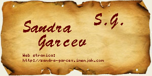Sandra Garčev vizit kartica